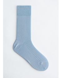 & Other Stories - Ribbed Silk Socks - Lyst
