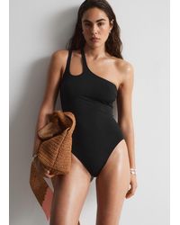 & Other Stories - Cut-Out One-Shoulder Swimsuit - Lyst