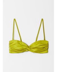 & Other Stories - Ruched Bikini Top - Lyst