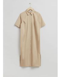 & Other Stories - Relaxed Midi Shirt Dress - Lyst