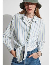 & Other Stories - Tie-front Shirt - Lyst