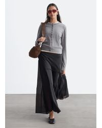 & Other Stories - Plain-Knit Wool Cardigan - Lyst