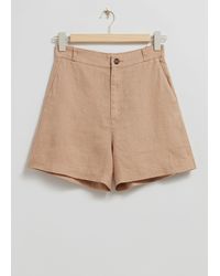 & Other Stories - Linen Shorts - Lyst
