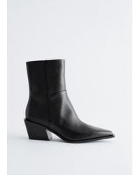 & Other Stories - Sleek Leather Cowboy Boots - Lyst