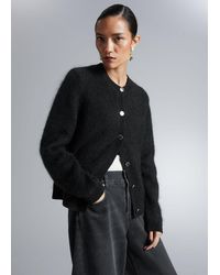 & Other Stories - Fuzzy Knit Cardigan - Lyst