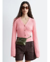 & Other Stories - Ribbed Cotton Cardigan - Lyst