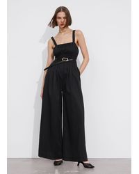 & Other Stories - Wide Sleeveless Jumpsuit - Lyst