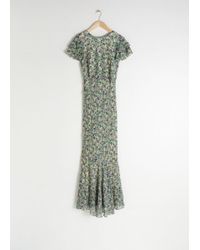 & other stories floral maxi dress
