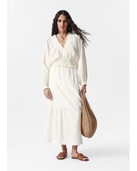 & Other Stories - Tiered Midi Skirt - Lyst