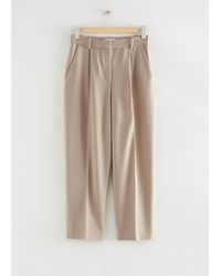 & Other Stories - Tailored High-waisted Fitted Trousers - Lyst