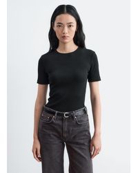& Other Stories - Ribbed T-Shirt - Lyst