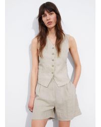 & Other Stories - Tailored Linen Shorts - Lyst