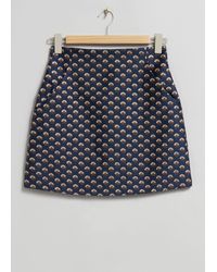 & Other Stories - Jacquard Mini Skirt - Lyst