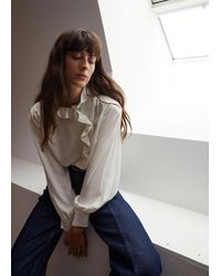 & Other Stories - Oversized Silk Blouse - Lyst