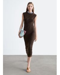 & Other Stories - Sleeveless Draped Dress - Lyst