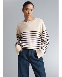 & Other Stories - Boxy Nautical Striped Sweater - Lyst