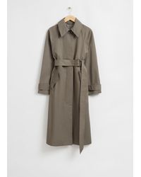 & Other Stories - Relaxed Mid-length Trench Coat - Lyst