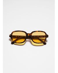 & Other Stories - Rectangular Frame Sunglasses - Lyst