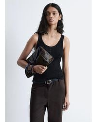 & Other Stories - Scoop-Neck Rib-Knit Tank Top - Lyst