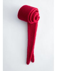 & Other Stories - Garter Knit Wool Scarf - Lyst