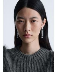 & Other Stories - Crystal Pendant Earrings - Lyst