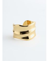 & Other Stories - Wavy Cuff Bracelet - Lyst