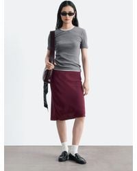 & Other Stories - Knee-Length Slip Skirt - Lyst
