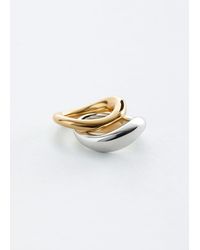 & Other Stories - Contrasting Irregular Ring Set - Lyst