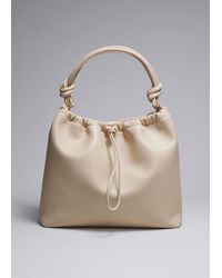 & Other Stories - Knotted Leather Tote Bag - Lyst