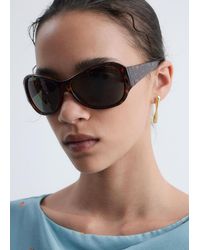 & Other Stories - Oversized Curved Sunglasses - Lyst