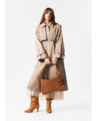& Other Stories - Funnel-Neck Trench Coat - Lyst