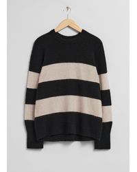& Other Stories - Relaxed Striped Knit Sweater - Lyst