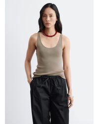& Other Stories - Knitted Scoop-Neck Tank Top - Lyst