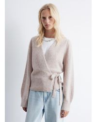 & Other Stories - Mohair-Blend Wrap Cardigan - Lyst