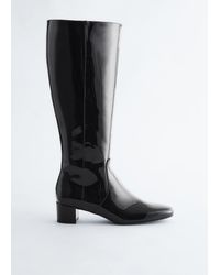 & Other Stories - Heeled Leather Knee Boots - Lyst