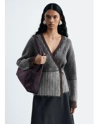 & Other Stories - Mohair-Blend Wrap Cardigan - Lyst