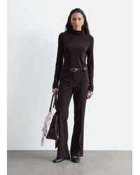 & Other Stories - Flared Press-Crease Trousers - Lyst