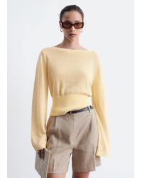 & Other Stories - Rolled Edge Boat-Neck Top - Lyst