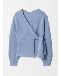 & Other Stories - Gilet Cache-Cœur En Mélange D'Alpaga - Lyst