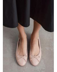 & Other Stories - Leather Ballet Flats - Lyst
