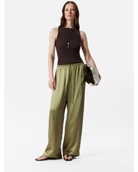 & Other Stories - Drawstring Satin Trousers - Lyst