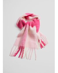 & Other Stories - Checked Wool-blend Scarf - Lyst