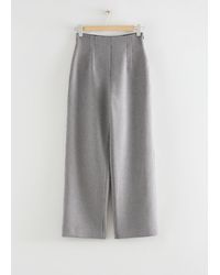 & Other Stories - High-waisted Wide Leg Trousers - Lyst