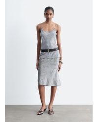 & Other Stories - Sheer Silk-Blend Midi Skirt - Lyst