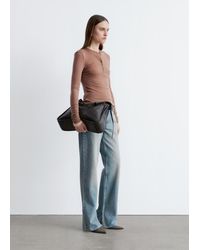 & Other Stories - Half-Placket Wool Top - Lyst