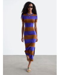 & Other Stories - Ribbed Knit Long Dress - Lyst