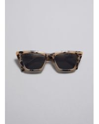 & Other Stories - Angular Cat Eye Sunglasses - Lyst