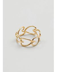 & Other Stories - Heart Link Ring - Lyst