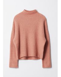 & Other Stories - Pull À Col Montant En Maille D'Alpaga - Lyst
