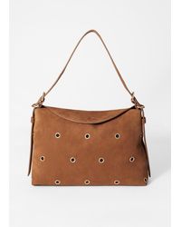 & Other Stories - Tasche Aus Veloursleder Mit Ösen - Lyst